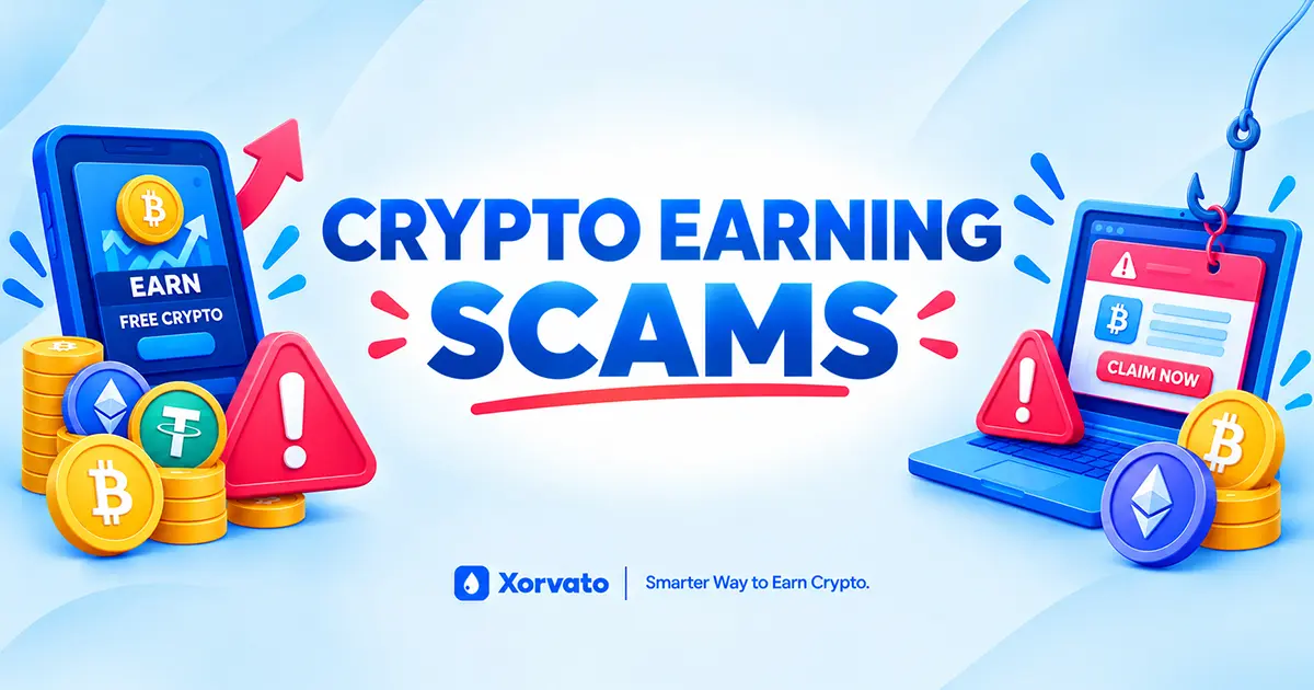 Xorvato How to recognize crypto earning scams banner