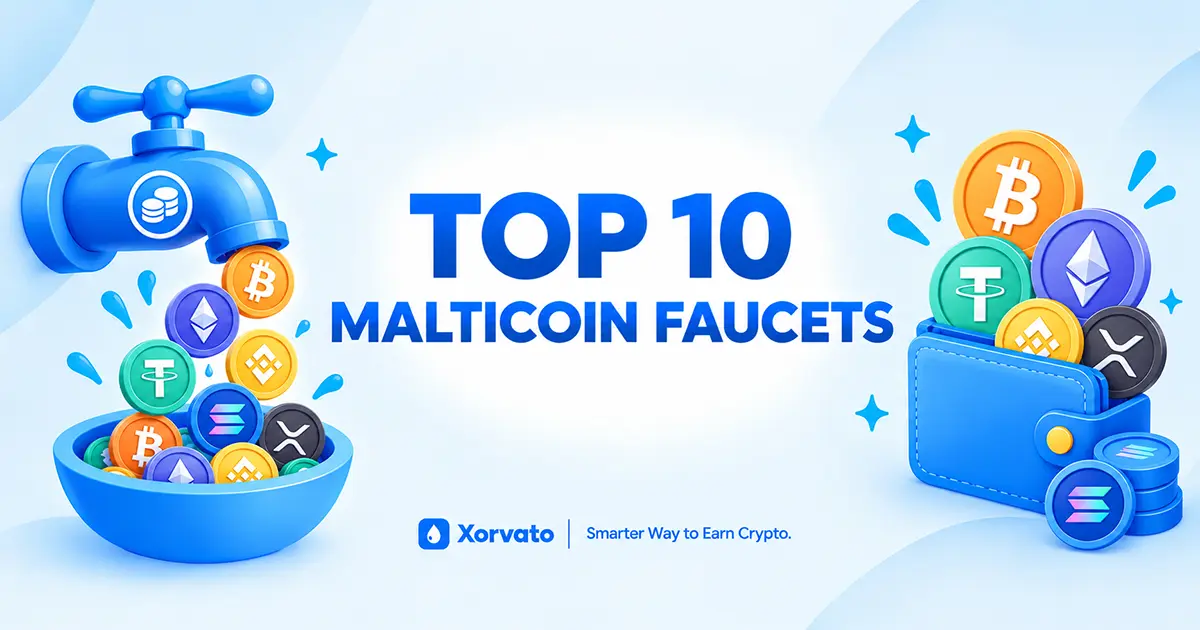 Xorvato Top 10 Multicoin Faucets banner
