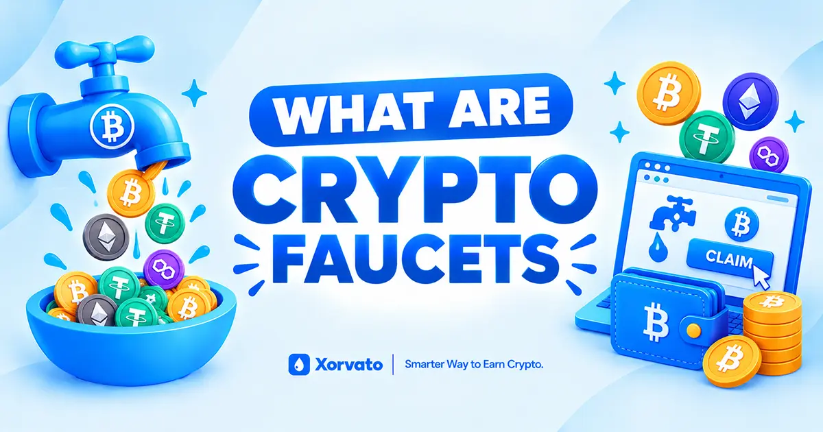 Xorvato What are Crypto Faucets banner